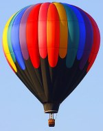 colorful hot air balloon photo